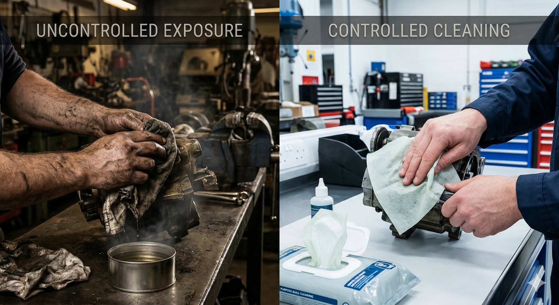 Solvent Exposure Risk from Workshop Rags