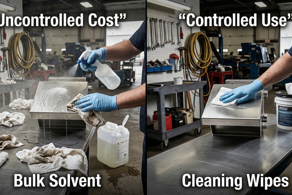 Solvent vs Wipes: The Real Cost Comparison