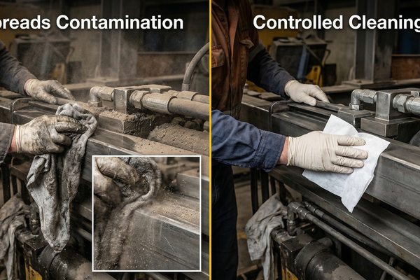 Why Rags Spread Contamination in Mining Environments